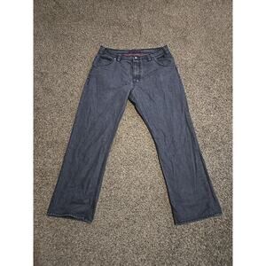 Coogi 1969 Jeans Mens Actual 40x35 Y2K Black Crest Hip Hop Grunge